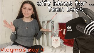 Gift ideas for teenage boys - Vlogmas day 4 🎄