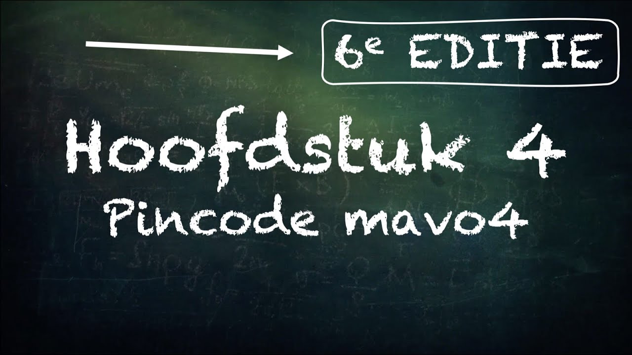 Pincode Hoofdstuk 6 Vmbo 4