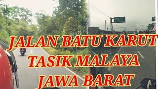Jalanan yang berliku-liku...!!dan keindahan alam di sekitar jalan batu karut tasik malaya!!