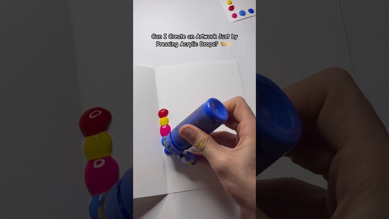 Easy Abstract Art Idea! 😮✨🎨 #art #crafts #painting