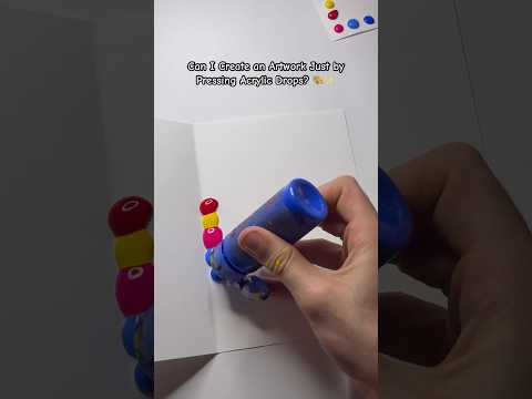 Easy Abstract Art Idea! 😮✨🎨 #art #crafts #painting