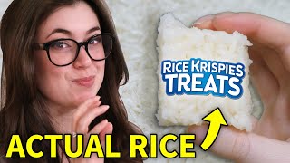 My wife tries to poison me with RICE rice krispie treats