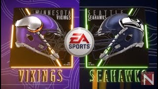 Minnesota Vikings vs Seattle Seahawks Madden 19 Full Game Simulation Nation