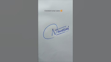How to sign nandini name signature?? 💖🇮🇳❤️ #signature #shorts