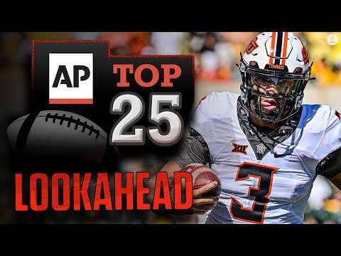 Week 6 ap poll preview: lookahead to the latest ap top 25  [oklahoma state, clemson rising? ]