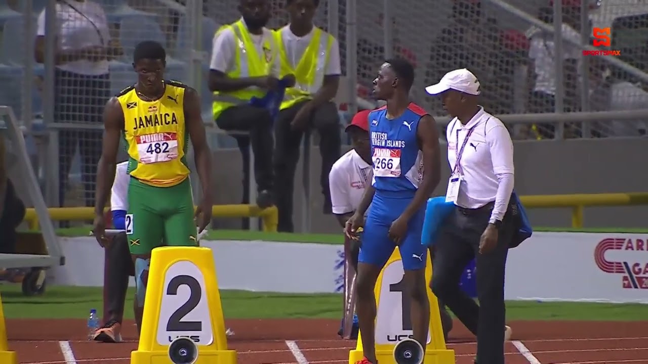 Boys 100M Dash U-20 | Final | CARIFTA 2025 Trinidad & Tobago | SportsMax TV