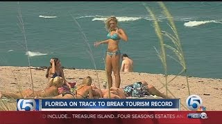 Florida on track to break tourism record