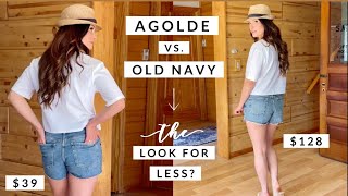 AGOLDE Parker ($128) vs Old Navy O.G. Straight ($39) | Let’s get deep + philosophical about shorts screenshot 5