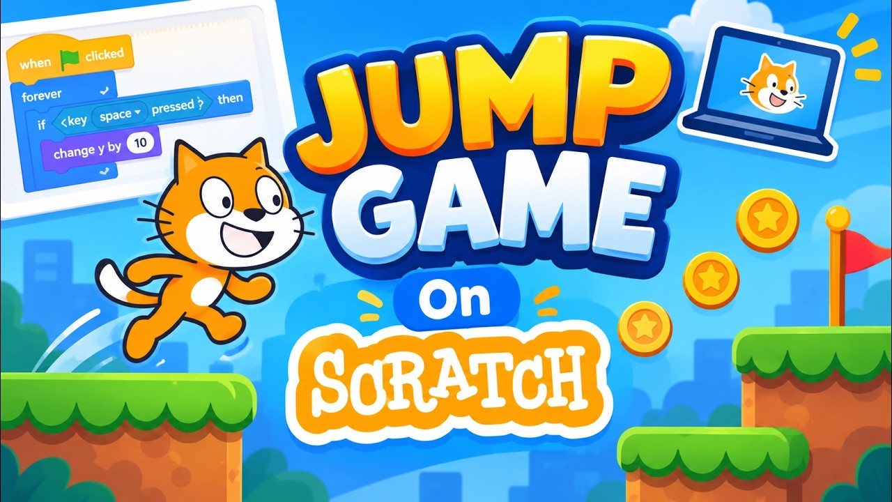 🎮 JUMP GAME ON SCRATCH — SAATNYA BERKREASI DENGAN CODING! 🚀 - YouTube
