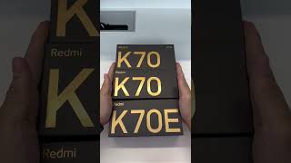 Unboxing Redmi K70 Pro, Redmi K70E, Redmi K70 in one video. #shorts #viral