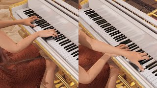 [IIDX] AI plays yu_tokiwa.djw - murmur twins (piano duet version)