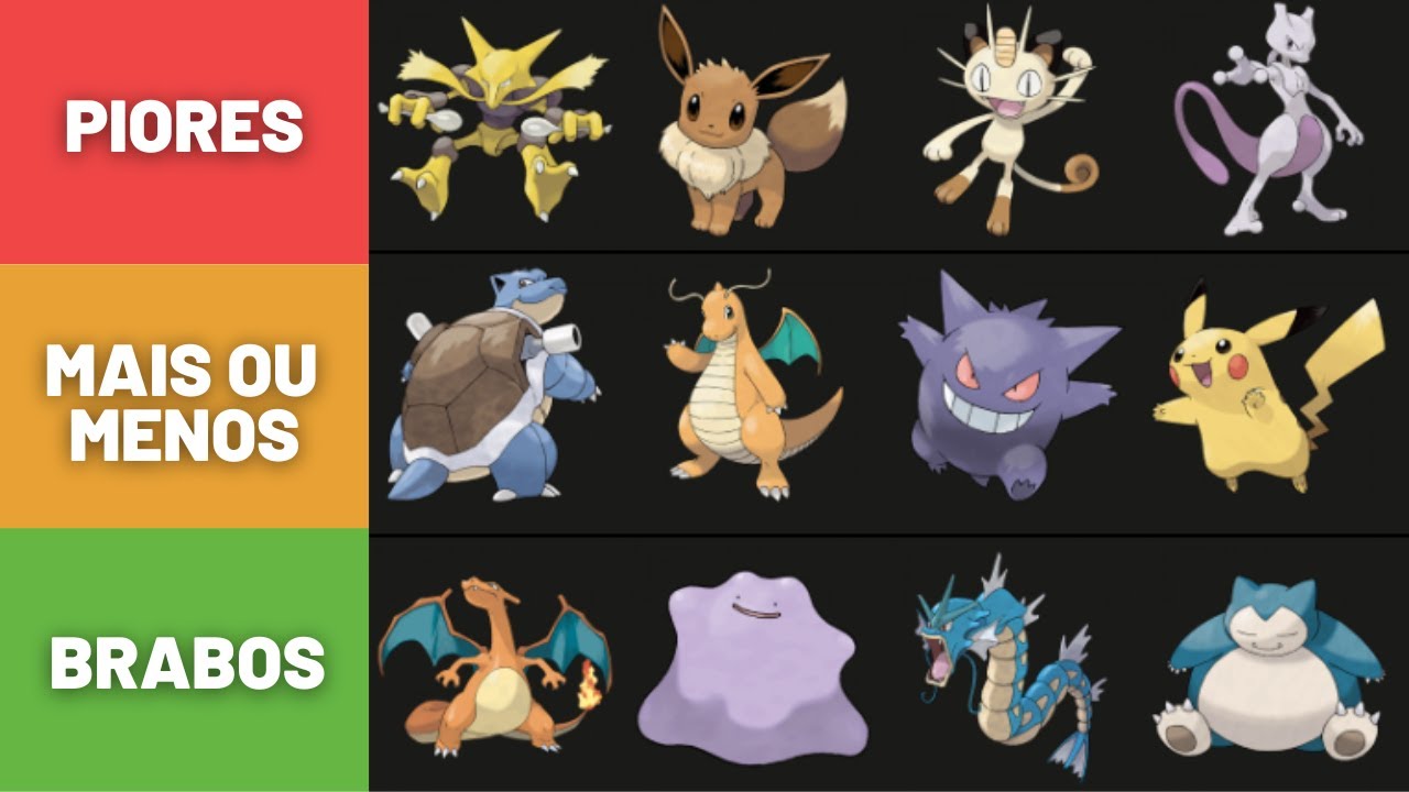 Os 11 melhores Pokémon da primeira geração