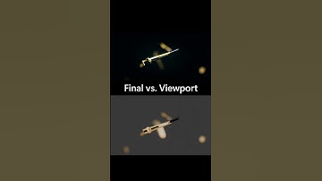 Render vs Viewport #vfx #blender #cgi #bts
