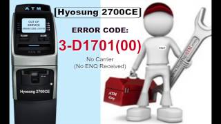Hyosung Error Code; 3-D1701(00)