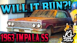1963 Chevrolet Impala! WILL IT RUN?!? And DRIVE After 35 YEARS!?!