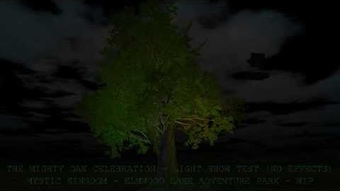 NoLimits 2 - Mystic Kingdom Show Test (Lights Only)