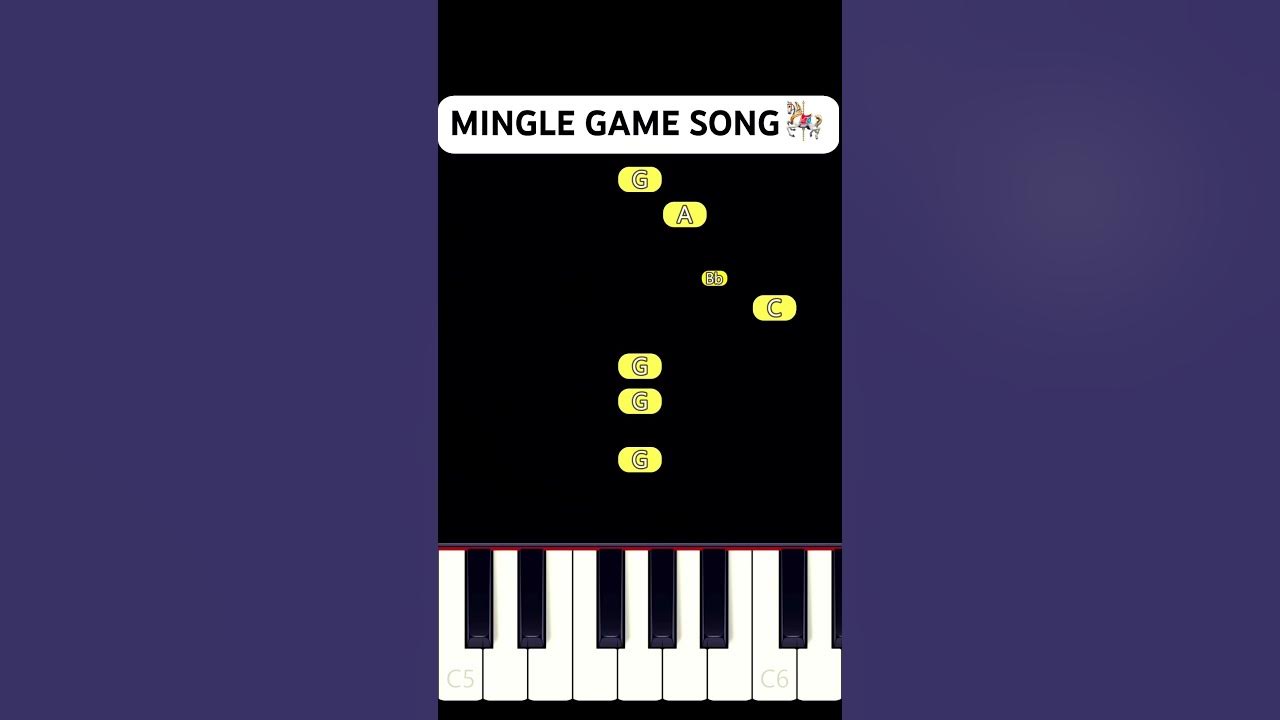 Mingle Game Song 🎠(SUPER EASY Piano Tutorial) | Clean Synthesia Version (Squid Game Season 2)
