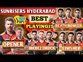 IPL 2021- SRH best Playing11 for ipl 2021;Big surprise by SRH | SRH 1st MatchPlaying11 | CricNetwork