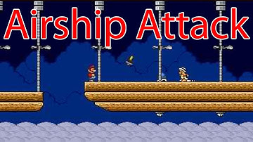 Chilling with the Goombas - Airship Attack (Super Mario Bros X)