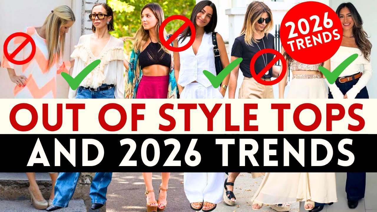 🔴2026 TOPS: What's IN and What's OUT ! 2026 Fashion Trends!