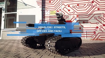 Scorpion: A mobile disinfection robot by Promobot