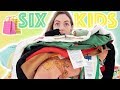 Huge Clothing Haul For Six Kids!