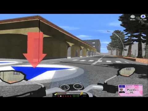 прохождение Safety Driving. The Motorbike Simulation (2013) 1 серия