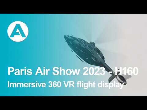 Paris Air Show 2023 - H160 Immersive 360° Flight Display
