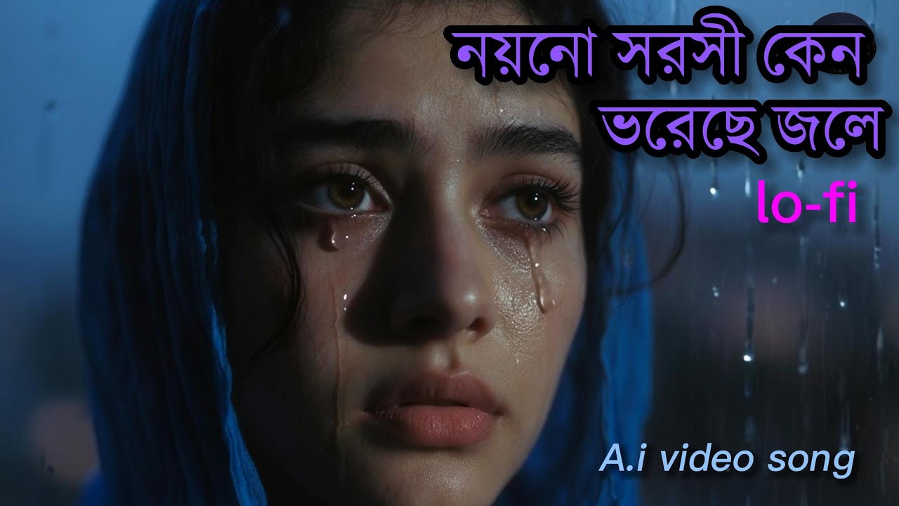 নয়নো সরসী কেন ভরেছে জলে।। lo-fi