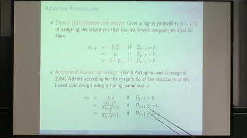 Multiple Speakers | Randomization for small clinical trials