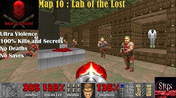 Doom 2 Revolution! Map 10 : Lab of the Lost ( Ultra Violence 100% )