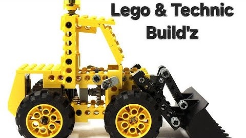 Lego Technic (8828) Front End Loader Build (Released 1992)