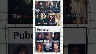Harry Potter Puberty Be Like 😭 | Good ❌ Bad ❌ Lavender 🤯 | HP Meme #shots #memes #meme #harrypotter