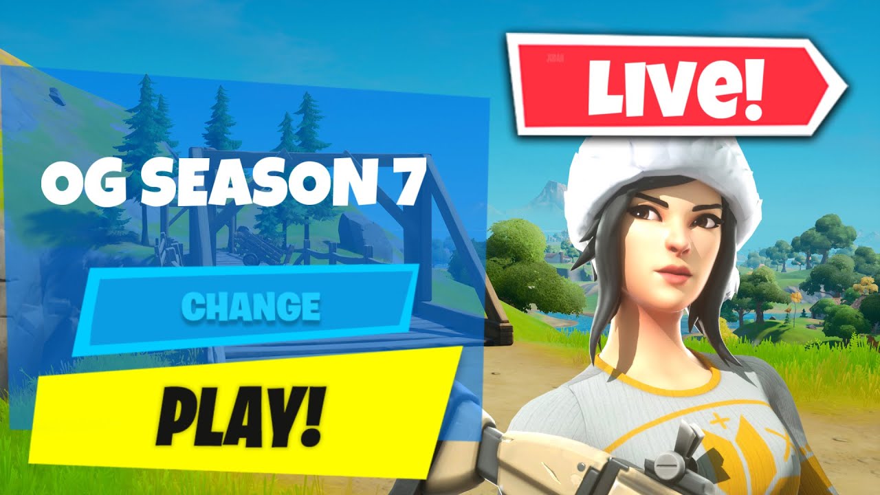 ️ Return of OG Season 7! Fortnite Live Gameplay - YouTube
