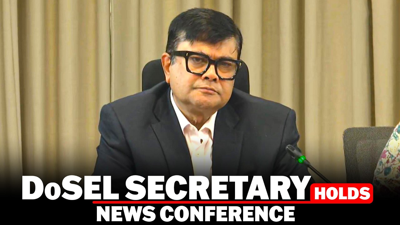 WATCH: DoSEL Secretary Sanjay Kumar holds news briefing |OSM system in CBSE Class 12th exam | India