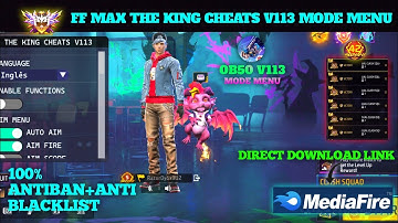 THE KING CHEATS V114 MOD MENU APK DAWNLOAD | HOW TO HACK FF | NEW ANTIBAN FF HACK MOD |