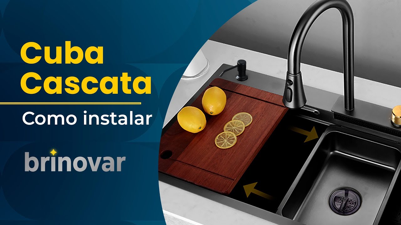 INSTALAÇÃO DE UMA CUBA CASCATA