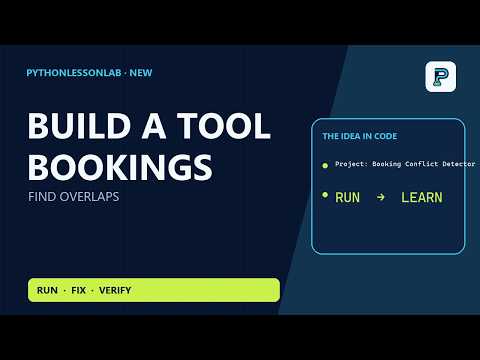 Build a Python Booking Conflict Detector