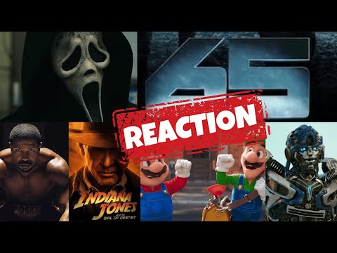 Multi-Trailer Reaction [Super bowl Trailers / TV Spots] [Scream 6 | Transformers | Creed 3]