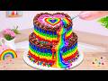 You’ll Never Guess What’s Inside This Rainbow Cake 🌈 1-Hour Relaxing Bake with Mimi Baking 🤩