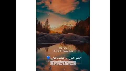 آيات من سورة {الحشر} بصوت رضوان