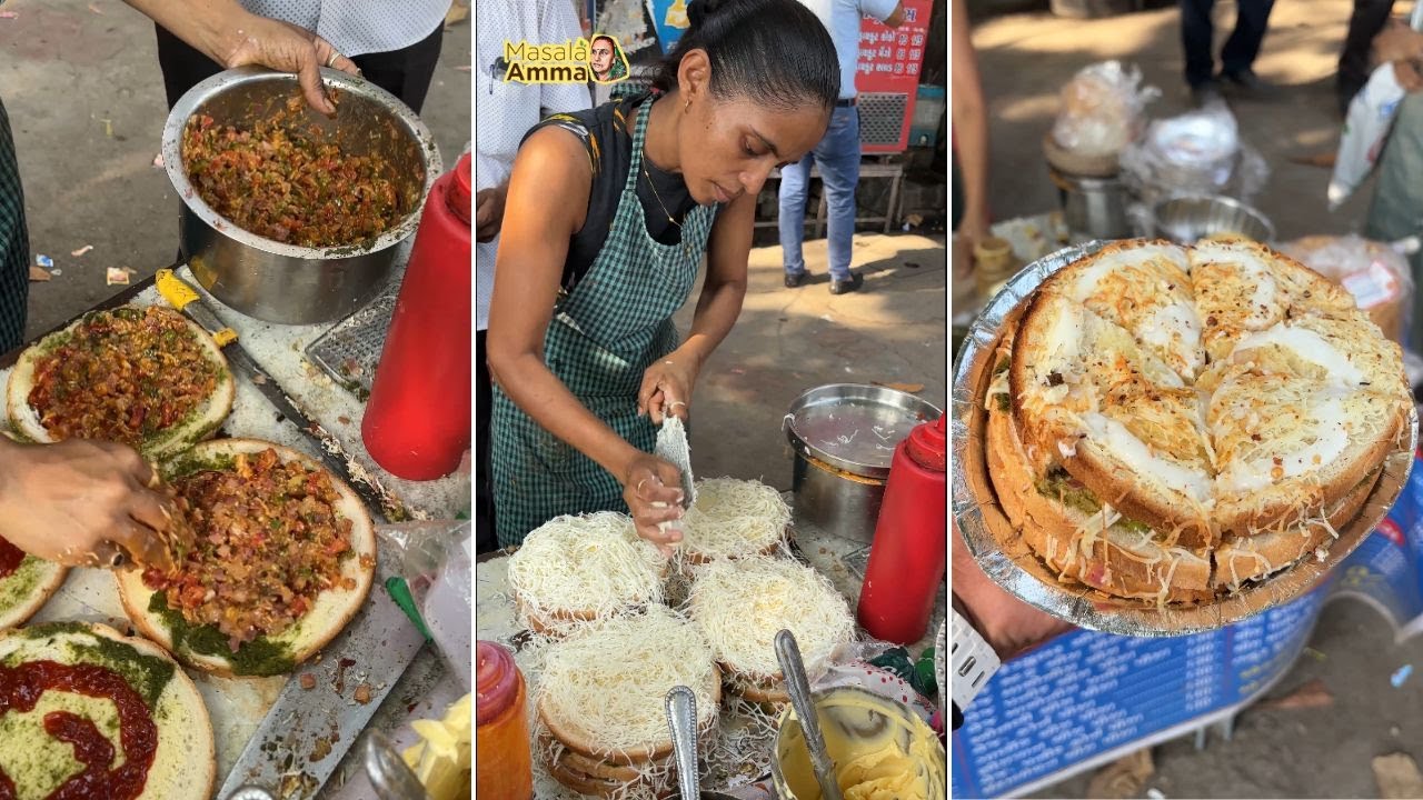 Famous Cheese Loaded RimZim Sandwich | Rimjhim Sandwich Surat Street ...