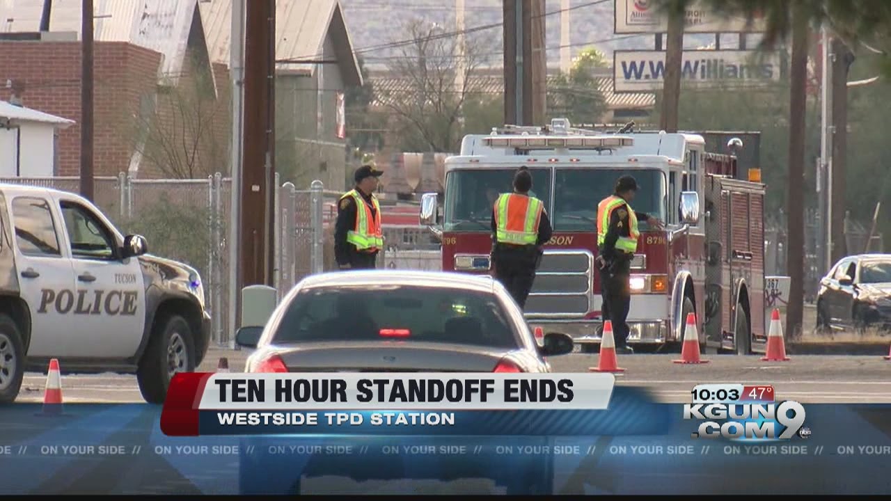 Man taken into custody following 11 hour standoff outside police ...