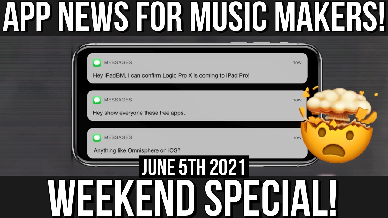 Logic Pro X iPad + FREE Apps + Arturia Quits iOS??!! 📲🤯 June 5th 2021