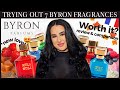 *NEW LOVE* Trying out 7 BYRON fragrances - Mula Mula, The Chronic Rouge Extreme, Black Dragon &amp; more