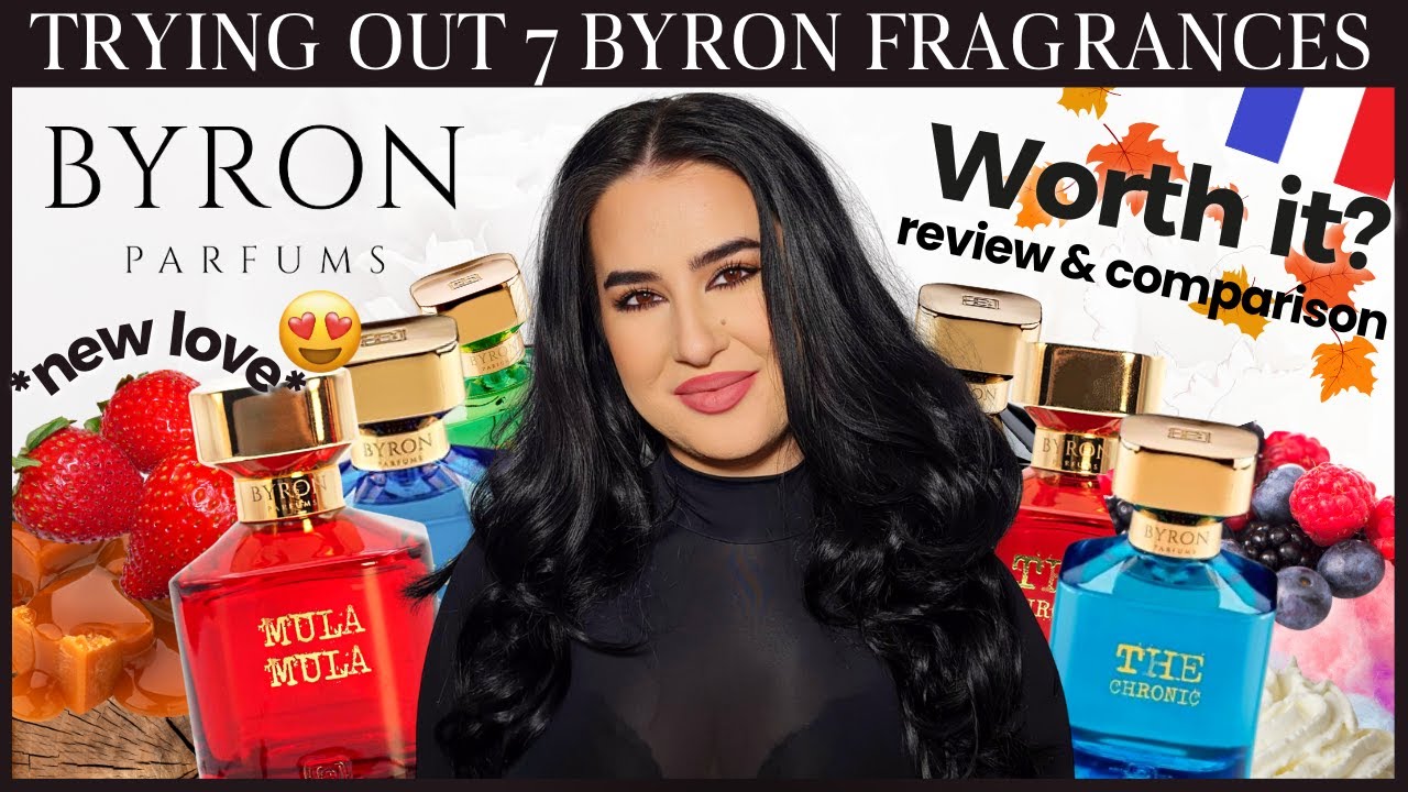 *NEW LOVE* Trying out 7 BYRON fragrances - Mula Mula, The Chronic Rouge  Extreme, Black Dragon & more 