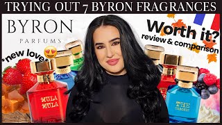 *NEW LOVE* Trying out 7 BYRON fragrances - Mula Mula, The Chronic Rouge Extreme, Black Dragon & more