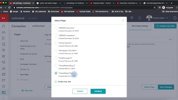 KW Command - Agent Site:  Activating and Editing a Page
