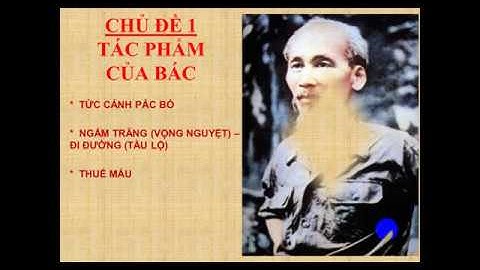 Ngữ văn 8 - Buổi 1 -Tức cảnh Pác Bó
