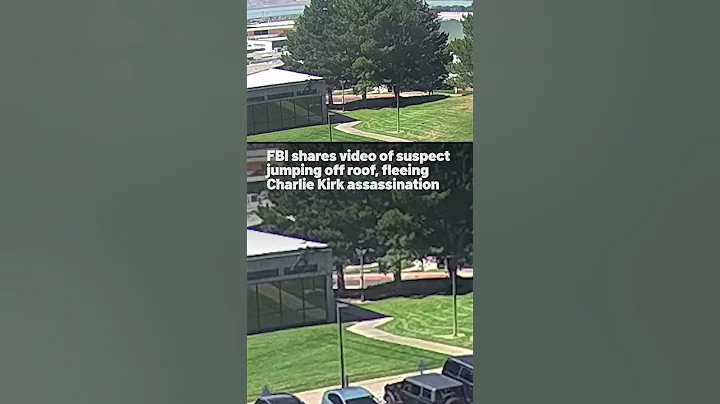 FBI shares video of suspect jumping off roof, fleeing Charlie Kirk assassination